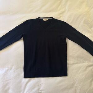 J Crew/Crewcuts Cashmere V Neck Sweater in Dark Blue/Navy
